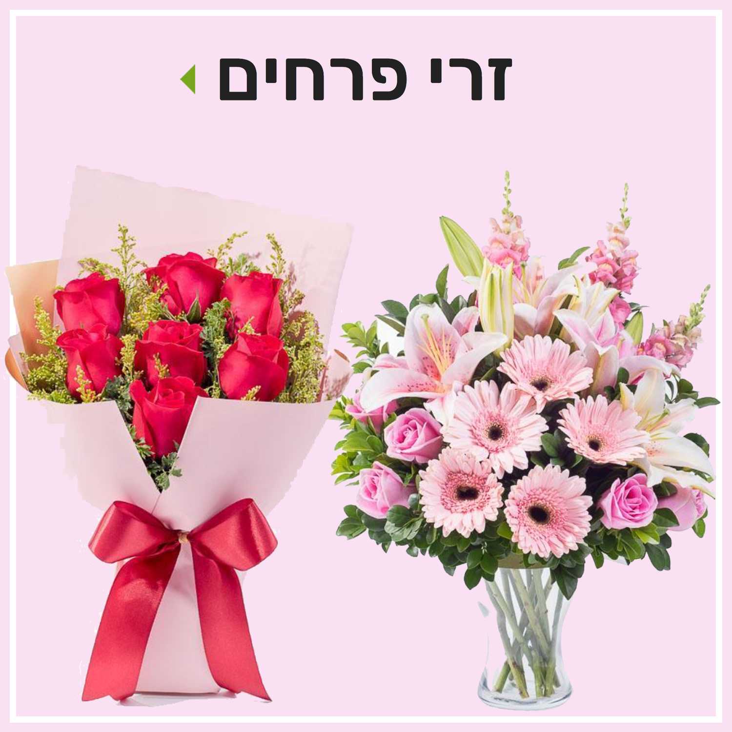 זרי פרחים טיז חנות פרחים באר שבע